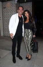 TERESA GIUDICE and Louie Ruelas Night Out at Nusr-Et in Beverly Hills 03/16/2024