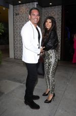 TERESA GIUDICE and Louie Ruelas Night Out at Nusr-Et in Beverly Hills 03/16/2024