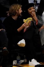 TESSA THOMPSON at LA Lakers vs Sacramento Kings Game at Crypto.com Arena in Los Angeles 03/06/2024