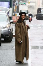 TESSA THOMPSON Out and About in New York 03/20/2024