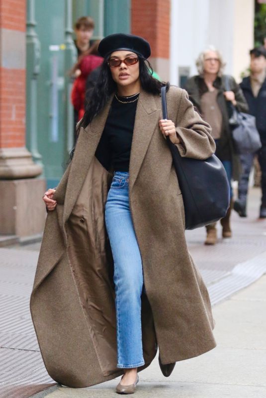 TESSA THOMPSON Out and About in New York 03/20/2024