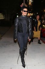 TEYANA TAYLOR Arrives at Birdstreet Club in West Hollywood 03/07/2024