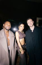 TEYANA TAYLOR Arrives at WME Oscar Pre-party in West Hollywood 03/08/2024