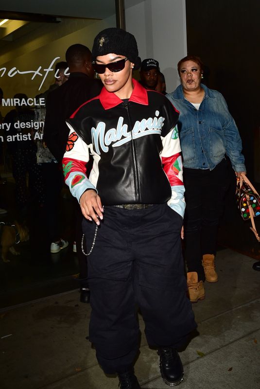 TEYANA TAYLOR at a Party in West Hollywood 02/29/2024
