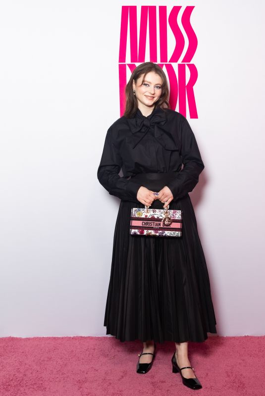 THOMASIN MCKENZIE at Christian Dior Celebrates Miss Dior Parfum and Melrose Avenue Pop-up in Los Angeles 03/06/2024