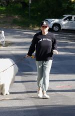 TIFFANI THISESSEN Out with Her Dog in Los Angeles 03/13/2024