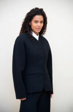 TINA KUNAKEY at PFW Simon Jacquemus Medal Photocall in Paris 03/02/2024