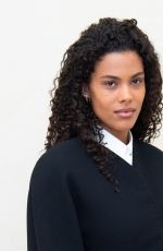 TINA KUNAKEY at PFW Simon Jacquemus Medal Photocall in Paris 03/02/2024