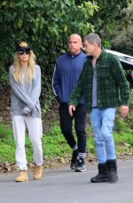 TISH CYRUS and Dominic Purcell Out in Los Angeles 03/01/2024