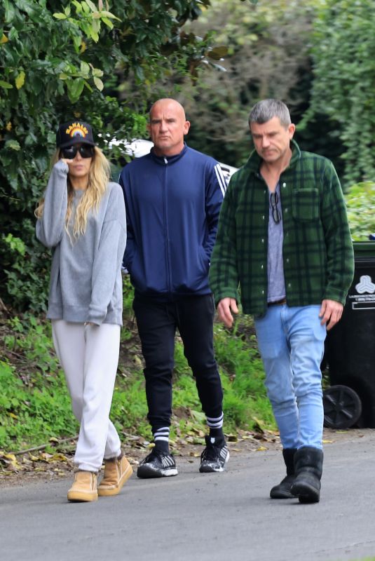 TISH CYRUS and Dominic Purcell Out in Los Angeles 03/01/2024