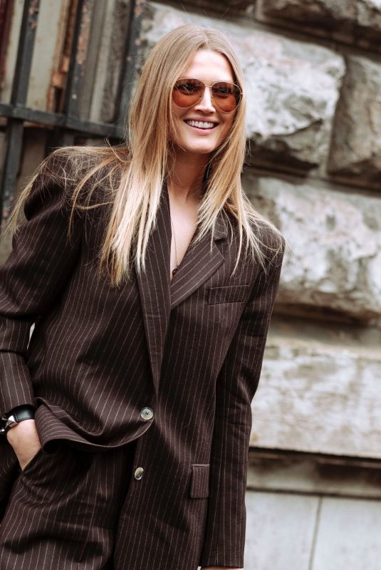 TONI GARRN at Hermes Fashion Show at PFW in Paris 03/02/2024
