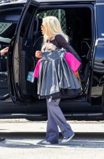 TORI SPELLING Arrives at a Photoshoot in Los Angeles 03/09/2024