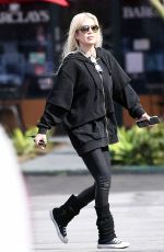 TORI SPELLING Leaves All-You-Can Eat Sushi Lunch at Aiken Sushi in Los Angeles 03/02/2024