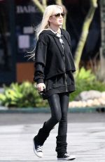 TORI SPELLING Leaves All-You-Can Eat Sushi Lunch at Aiken Sushi in Los Angeles 03/02/2024