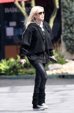 TORI SPELLING Leaves All-You-Can Eat Sushi Lunch at Aiken Sushi in Los Angeles 03/02/2024