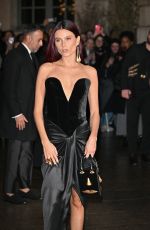 VALENTINA ZENERE Arrives at Schiaparelli Show at Paris Fashion Week 02/29/2024