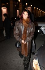 VALENTINA ZENERE Leaves Costes Restaurant in Paris 03/03/2024