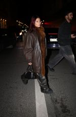 VALENTINA ZENERE Leaves Costes Restaurant in Paris 03/03/2024
