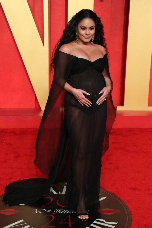 VANESSA HUDGENS at Vanity Fair Oscar Party in Beverly Hills 03/10/2024