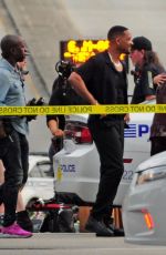 VANESSA HUDGENS on the Set of Bad Boys 4 in Miami 03/01/2024
