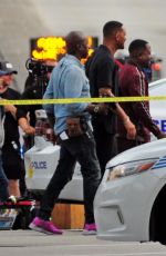 VANESSA HUDGENS on the Set of Bad Boys 4 in Miami 03/01/2024