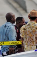 VANESSA HUDGENS on the Set of Bad Boys 4 in Miami 03/01/2024