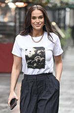 VICKY PATTISON Arrives at Heart Breakfast Show in London 03/22/2024