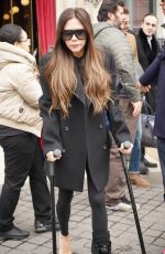 VICTORIA BECKHAM and Her Family Leaves Their Hotel in Paris 03/03/2024