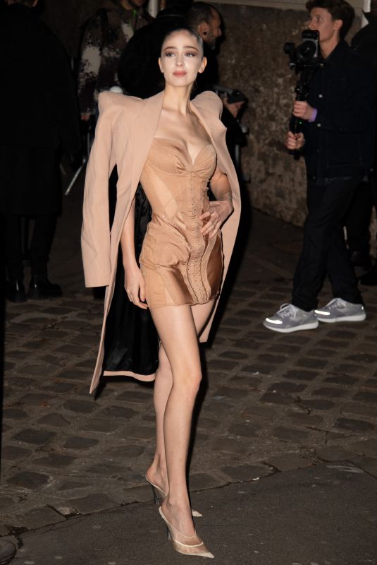 VICTORIA DAUBERVILLE at Mugler Womenswear Fall/Winter 2024-2025 Show at Paris Fashion Week 03/03/2024