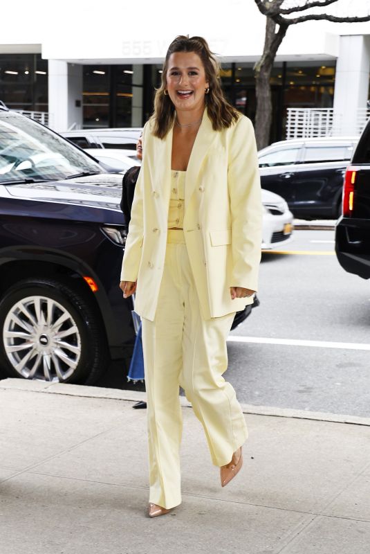 VICTORIA GARRICK Arrives at CBS Studios in New York 03/26/2024