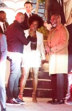 VIOLA DAVIS Leaves CAA Pre-Oscar Party in West Hollywood 03/08/2024