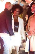VIOLA DAVIS Leaves CAA Pre-Oscar Party in West Hollywood 03/08/2024