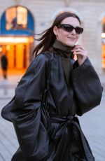 VITTORIA CERETTI Leaves Schiaparelli Fitting in Paris 02/28/2024