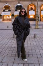 VITTORIA CERETTI Leaves Schiaparelli Fitting in Paris 02/28/2024