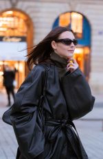 VITTORIA CERETTI Leaves Schiaparelli Fitting in Paris 02/28/2024
