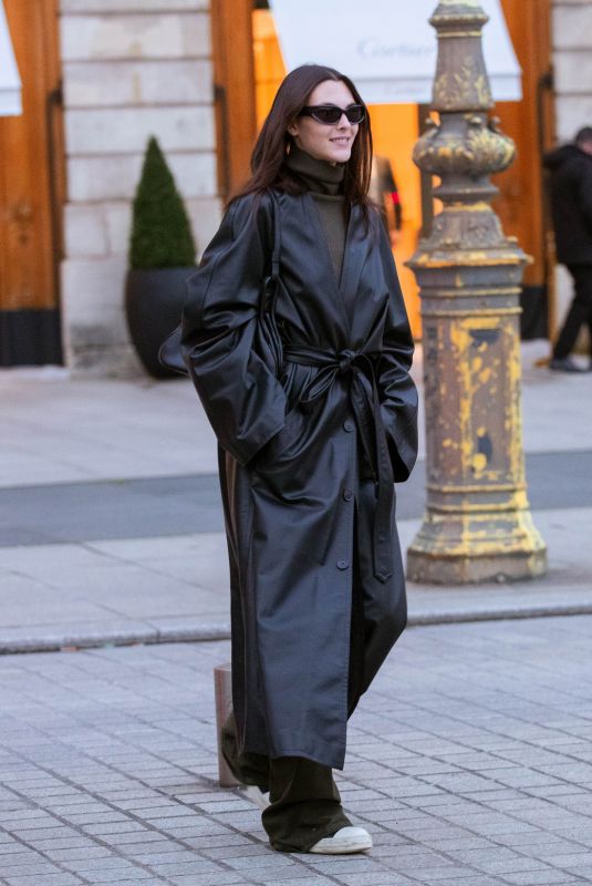 VITTORIA CERETTI Leaves Schiaparelli Fitting in Paris 02/28/2024