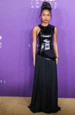 YARA SHAHIDI at 55th NAACP Image Awards in Los Angeles 03/16/2024