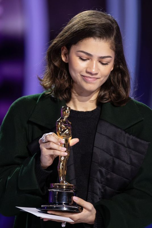ZENDAYA at 2024 Oscars Rehearsals in Los Angeles 03/09/2024