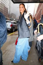 ZOE SALDANA After CBS Mornings Appearance in New York 03/28/2024