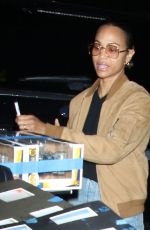 ZOE SALDANA and Marco Perego Night Out in New York 03/27/2024