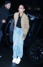 ZOE SALDANA and Marco Perego Night Out in New York 03/27/2024