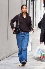 ZOE SALDANA Out Shopping in Venice 03/06/2024