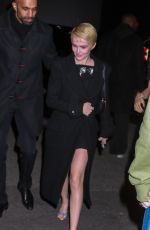 ZOEY DEUTCH Arrives at Costes at Paris Fashion Week 03/04/2024