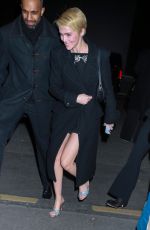 ZOEY DEUTCH Arrives at Costes at Paris Fashion Week 03/04/2024