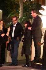 ZOOEY DESCHANEL and Jonathan Scott Leaves a Oscars Pre-Party in Los Angeles 03/08/2024