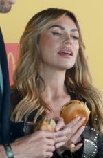 ABIGAIL ABBEY CLANCY and Peter Crouch at McDonald