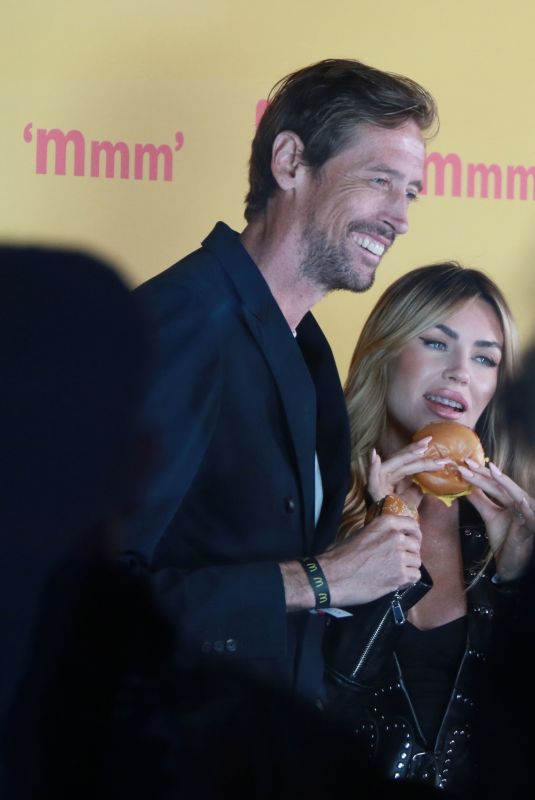 ABIGAIL ABBEY CLANCY and Peter Crouch at McDonald