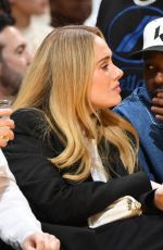 ADELE and Rich Paul at LA Lakers Playoffs Game in Los Angeles 04/27/2024