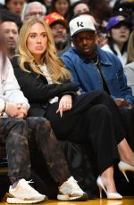 ADELE and Rich Paul at LA Lakers Playoffs Game in Los Angeles 04/27/2024