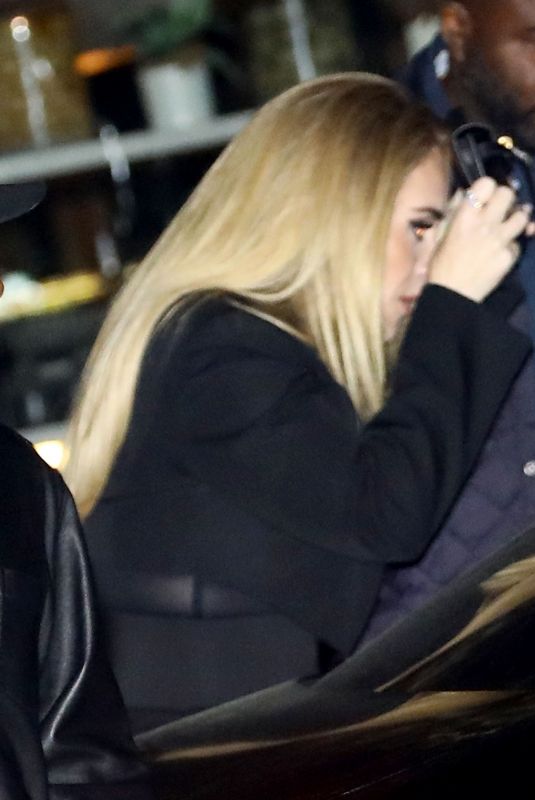 ADELE Arrives at Lenny Santiago’s Birthday Party at Soho House in Malibu 04/21/2024